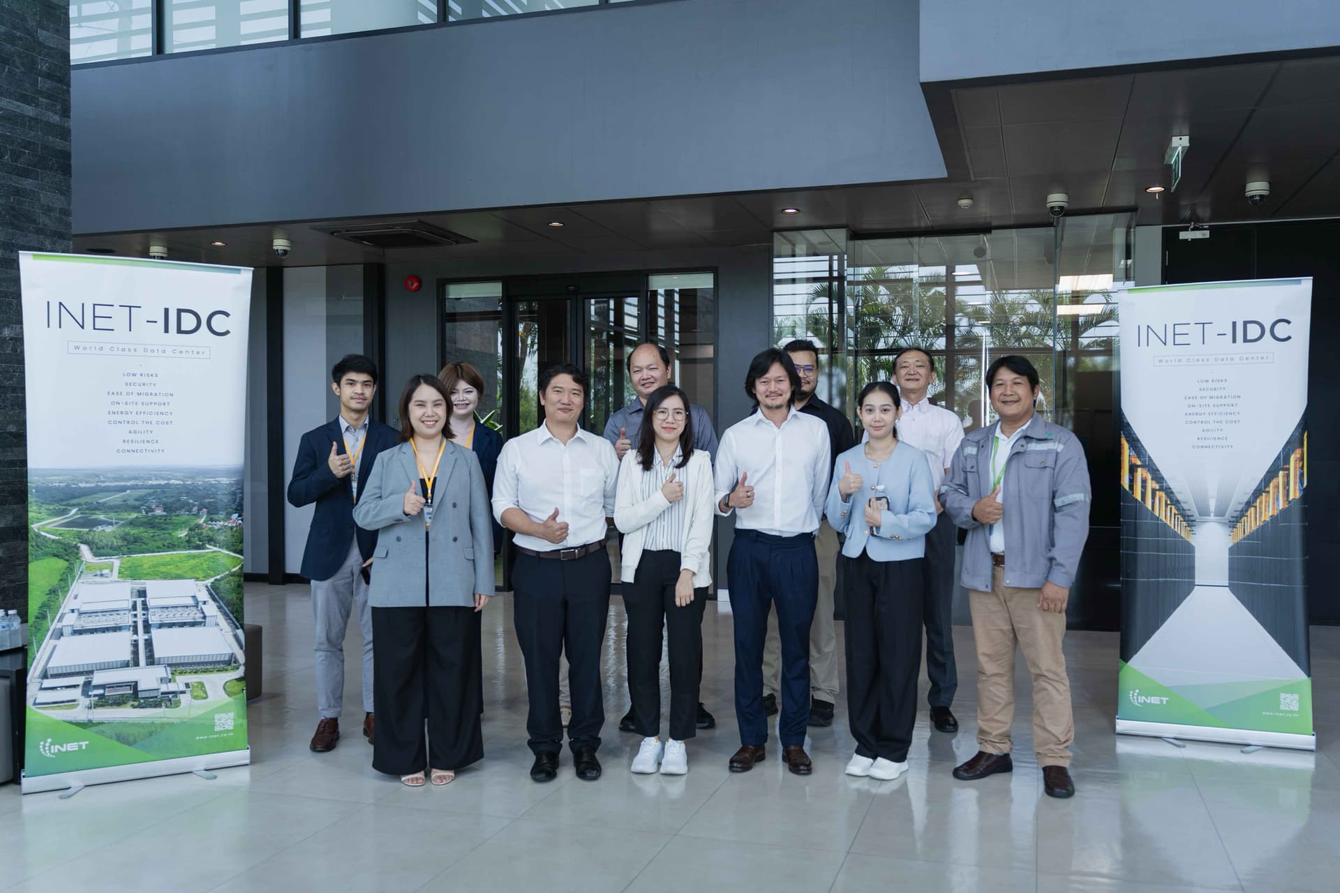 INET เปิดศักยภาพ IDC3 ต้อนรับ บจก. โตโยต้า ทูโช เน็กซ์ตี อิเล็กทรอนิกส์ (ไทยแลนด์) ต่อยอดความร่วมมือด้านดิจิทัลระดับองค์กร 