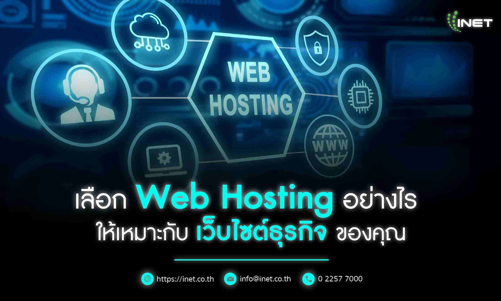 เลือก Web Hosting อย่างไร ให้เหมาะกับเว็บไซต์ธุรกิจของคุณ