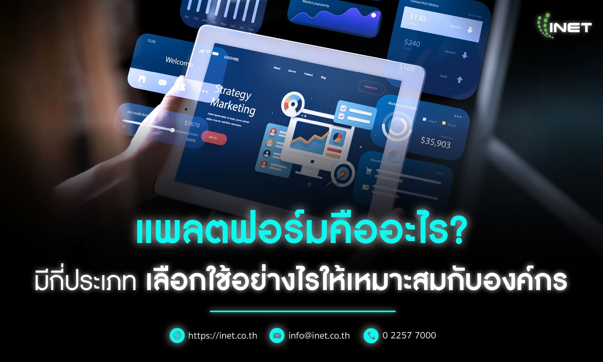 แพลตฟอร์มคืออะไร? มีกี่ประเภท
เลือกใช้อย่างไรให้เหมาะสมกับองค์กร