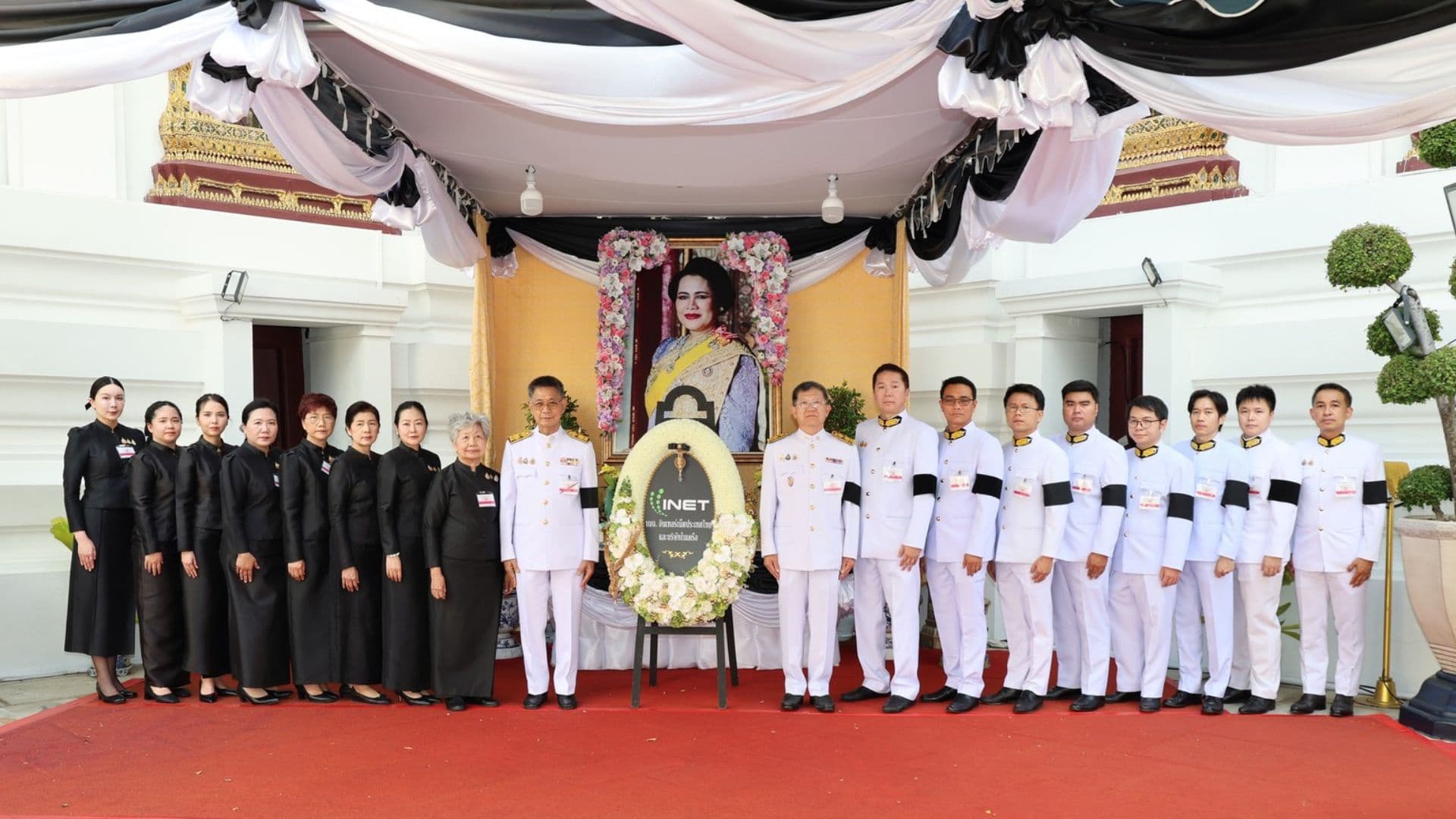 INET ร่วมเป็นเจ้าภาพในการบำเพ็ญกุศลถวายพระบรมศพสมเด็จพระพันปีหลวง