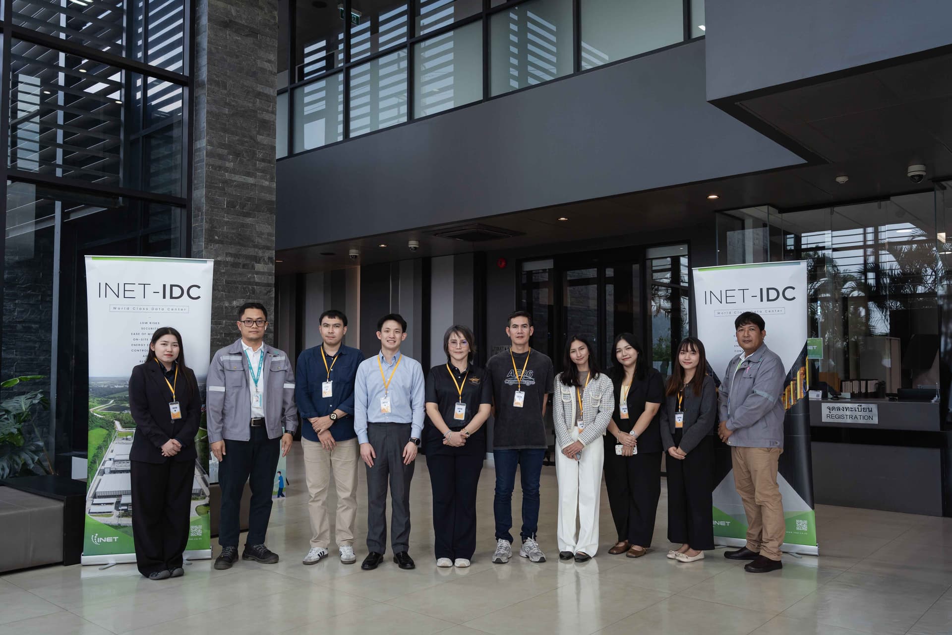INET เปิดบ้านต้อนรับ BW Corporation ร่วมกับ กองบัญชาการตำรวจปราบปรามยาเสพติด
เยี่ยมชม IDC3 เสริมศักยภาพโครงสร้างพื้นฐานดิจิทัล รองรับภารกิจด้านความมั่นคง